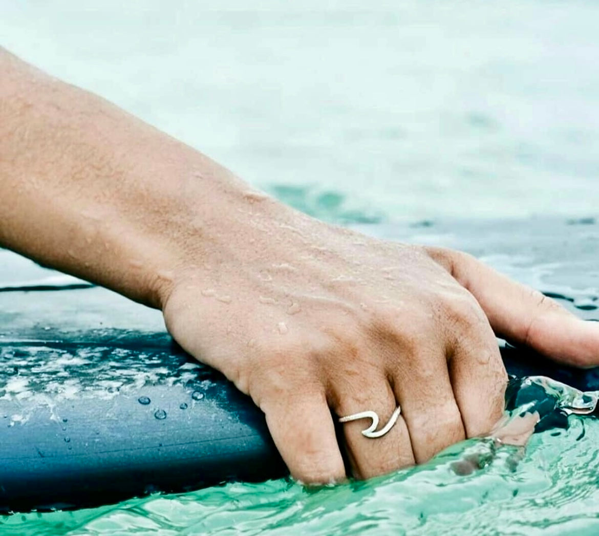 Silver Wave Ring