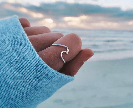 Silver Wave Ring